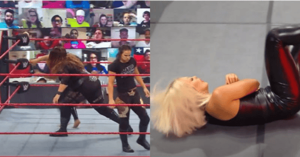 Mandy Rose injured on Raw