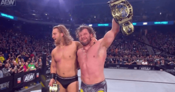 Adam Page and Kenny Omega at Revolution