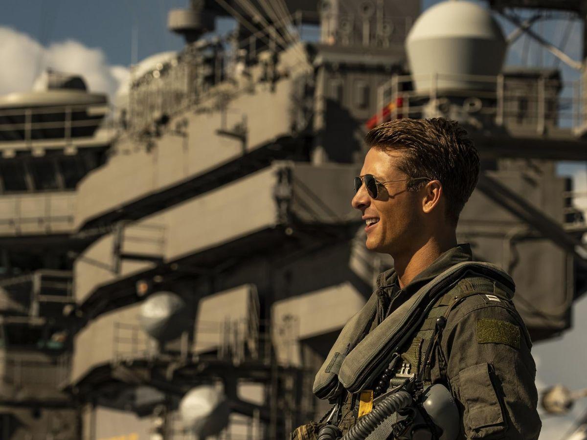 Glen Powell in Top Gun Maverick Paramount Pictures