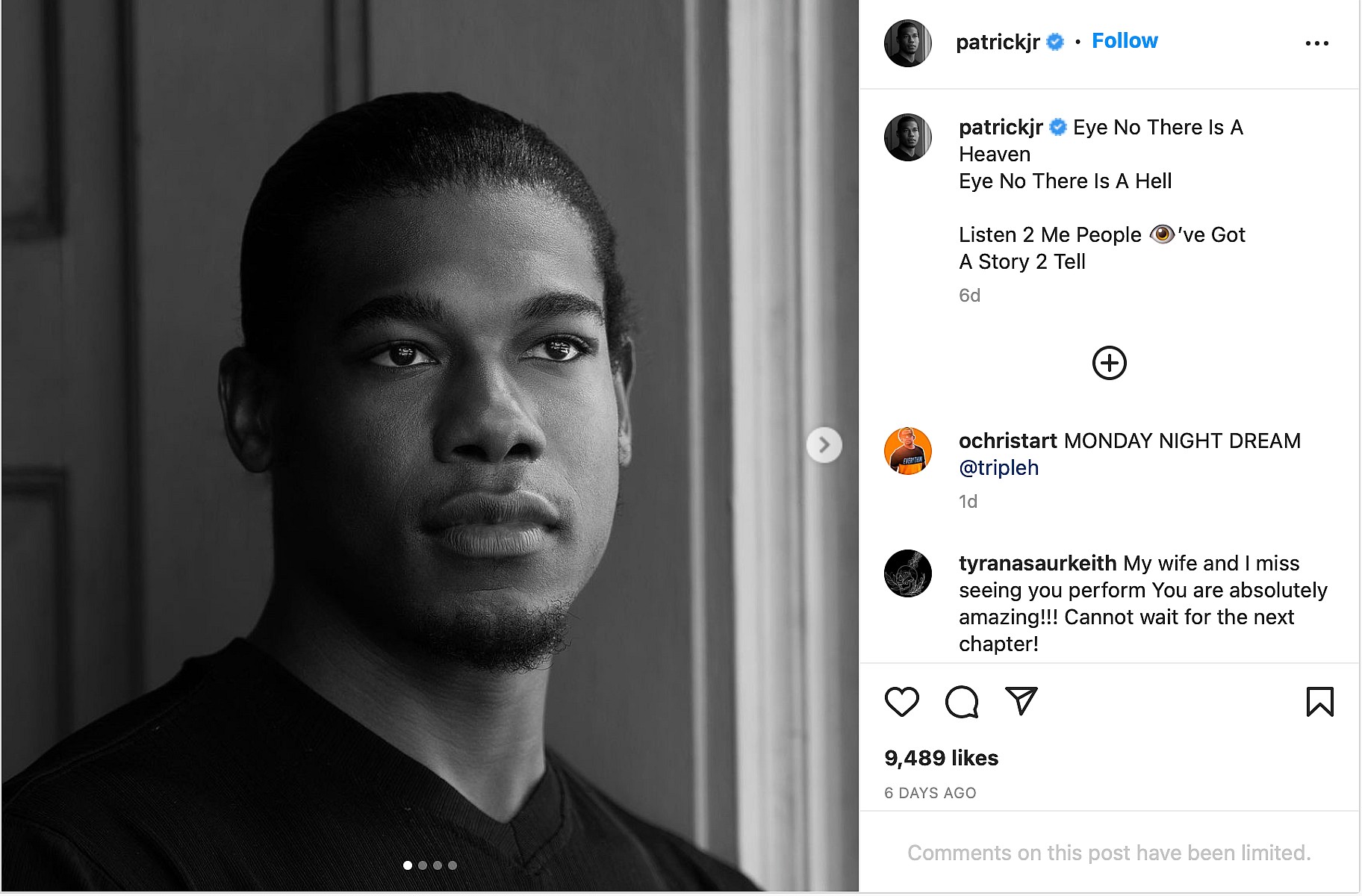 Velveteen Dream Hints Return