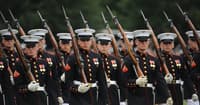 marine corps silent drill team