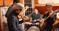 Sleepy Man performs Christmas classic "Carol of the Bells" with a banjo