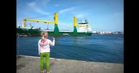 little girl boat horn