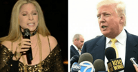 Barbra Streisand Donald Trump