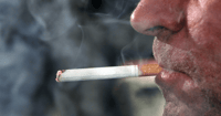 man smoking