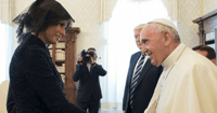 Melania Trump Pope Francis
