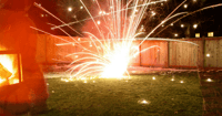 backyard fireworks