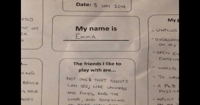 Daycare Questionnaire