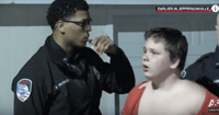 police scare teen straight