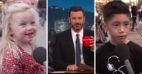 jimmy kimmel donald trump interview kids