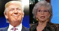 rita moreno donald trump middle finger