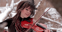 violin christmas