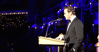 chris pratt reads story Jesus birth from bible at disney christmas event