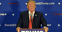 Donald Trump laughing