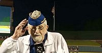 WWII veteran god bless america