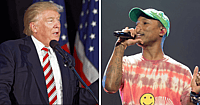 donald trump pharrell happy