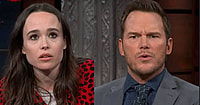 chris pratt ellen page church