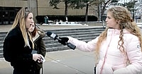 Young conservative Kaitlin Bennett confronted by feminist on college campus