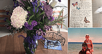 dead dad sends flowers