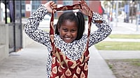 Khloe Tompson, Khloe Cares, homeless women, toiletries
