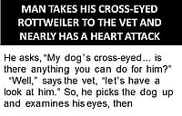 joke, cross eyed