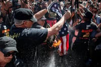 Cleveland Police, flag, RNC
