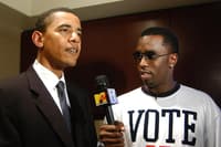 Barack Obama Puff Daddy Sean Combs