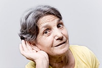 joke, hearing aid, marriage