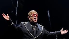 Elton John plays the KFC Yum Center in Louisville, Kentucky, on his Farewell Yellow Brick Road tour on Oct. 23, 2018. He's among