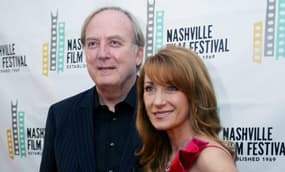 Director James Keach, left, and wife Jane Seymour, executive producer of 