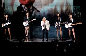 Rod Stewart headlines Summerfest's American Family Insurance Amphitheater on Thursday, July 7, 2022.