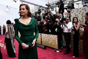 Feb 9, 2020; Los Angeles, CA, USA;   Sigourney Weaver arrives at the 92nd Academy Awards at Dolby Theatre. Mandatory Credit: