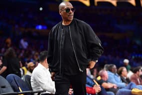 NBA: Playoffs-Oklahoma City Thunder at Los Angeles Lakers / eddie murphy