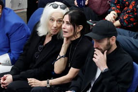 Tennis: US Open / courteney cox