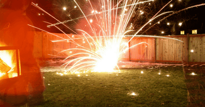 backyard fireworks