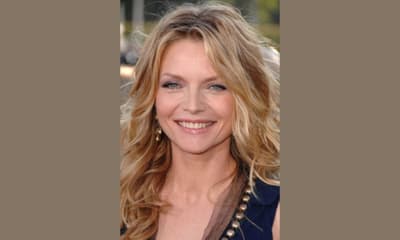 Michelle Pfeiffer with background