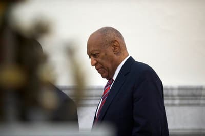 June 7, 2017; Norristown, PA, USA; Bill Cosby walks through the Montgomery County Courthouse on the third day of the Bill Cosby