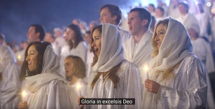 The Piano Guys Live Nativity break world record David Archuleta