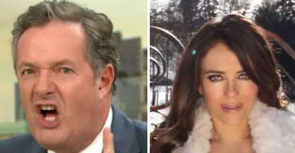 Piers Morgan Liz Hurley