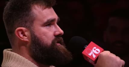 Jason Kelce national anthem