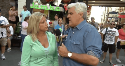 Jay Leno Jaywalking video history Mark Dice Amerians