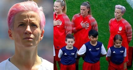 Megan Rapinoe ignores national anthem