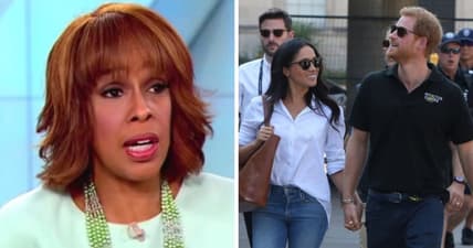 gayle king meghan harry private jet