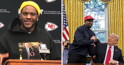 Frank Clark Kanye Trump