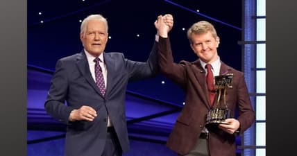 Ken Jennings Alex Trebek