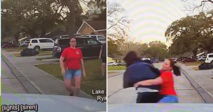 Texas mom tackles peeping tom