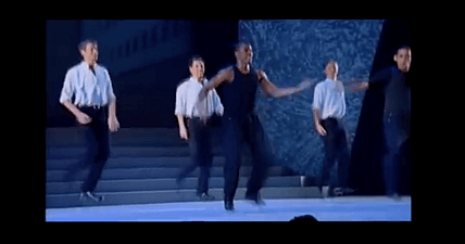 Irish dancers tap dancers