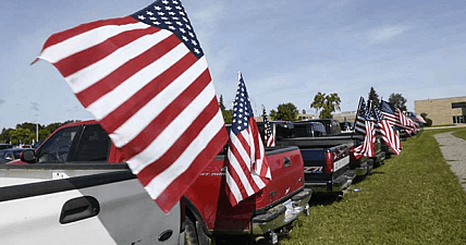 minnesota school us flags