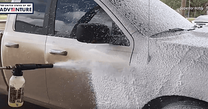 truck paint wash