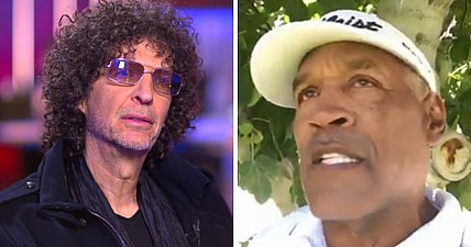 howard stern oj tweets